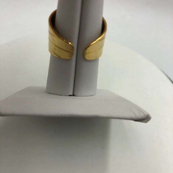 18K Gold Plated Turquoise Women’s Statement Ring Waterproof Hypoallergenic - Picture 7 of 10